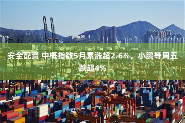 安全配资 中概指数5月累涨超2.6%，小鹏等周五跌超4%