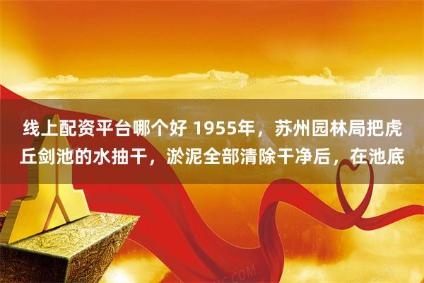 线上配资平台哪个好 1955年，苏州园林局把虎丘剑池的水抽干，淤泥全部清除干净后，在池底