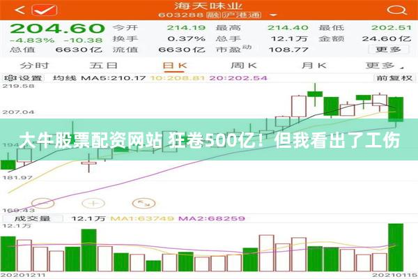 大牛股票配资网站 狂卷500亿！但我看出了工伤