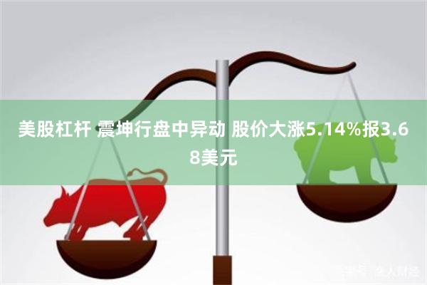 美股杠杆 震坤行盘中异动 股价大涨5.14%报3.68美元