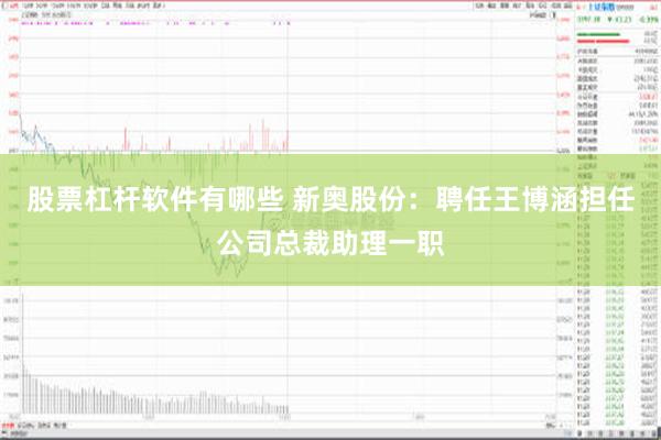 股票杠杆软件有哪些 新奥股份：聘任王博涵担任公司总裁助理一职